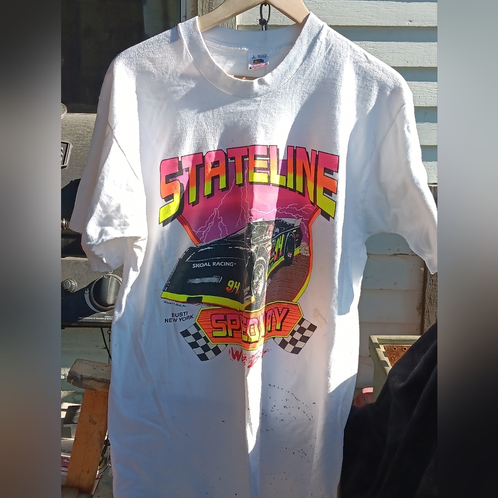 Vintage Dirt Track Tshirt(Stateline Speedway,NY)